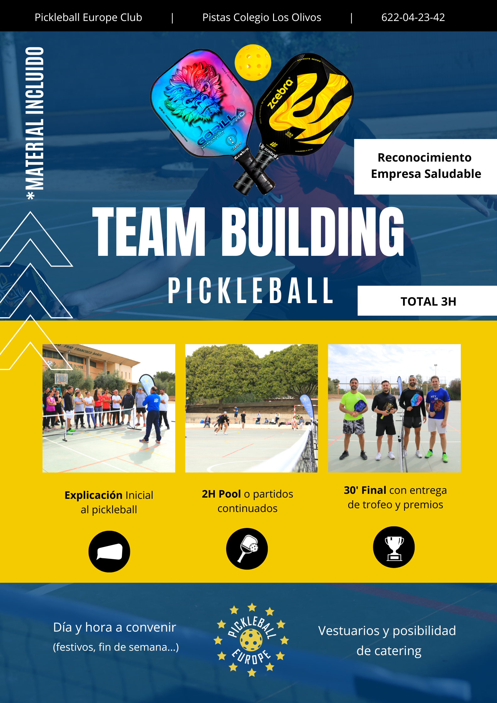 Cartel Team Building pickleball