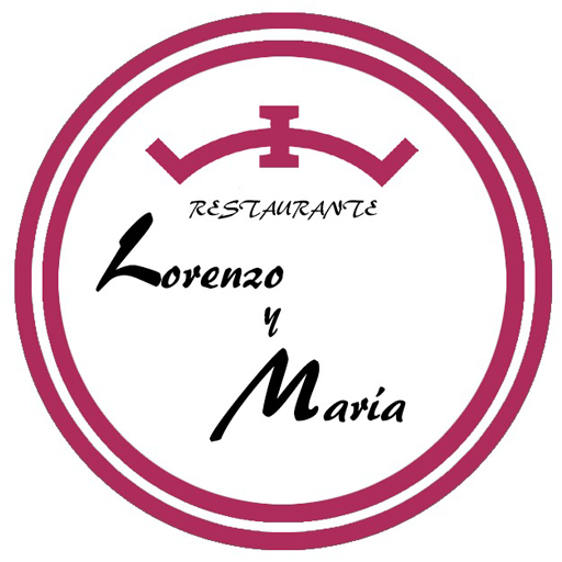 Logotipo restaurante lorenzo y maria