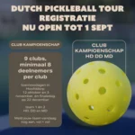 Tour Dutch Pickleball (Holanda)