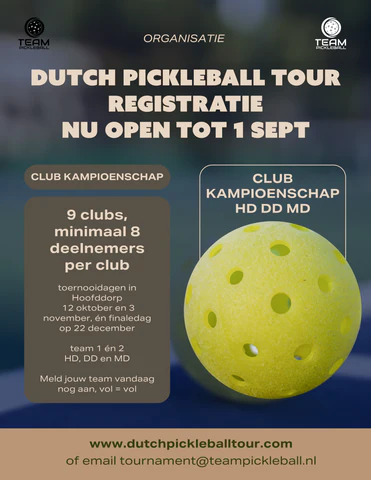 Tour Dutch Pickleball (Holanda)